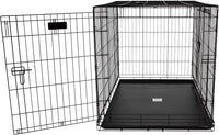 Products Two Door Great Crate Wire Dog Crate, 48 Inch, for Pets 90-125 Lbs, with 5-Point Locking System
