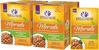 Healthy Indulgence Morsels Adult Wet Cat Food, Natural, Protein Rich, Grain Free, Chicken and Turkey Recipe, 3 Oz, Pack of 24 Pouches