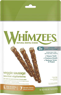 Dental Brushzees And Veggie Dental Chews for Dogs (Large)