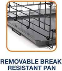 Two-Door Provalue Wire Dog Crate, 36In, for Pets 50-70Lbs