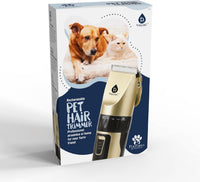 Rechargeable Dog Clippers for Grooming – Professional Pet Clippers for Dogs & Cats, Adjustable Blades