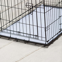 Two-Door Provalue Wire Dog Crate, 36In, for Pets 50-70Lbs