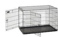 Products Two Door Great Crate Wire Dog Crate, 48 Inch, for Pets 90-125 Lbs, with 5-Point Locking System