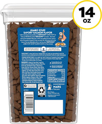 Jumbo Stuff Crunchy & Soft Cat Treats, Salmon, 14 Oz