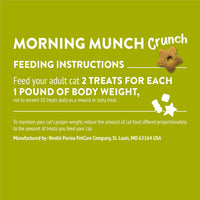 Purina Party Mix Morning Munch Crunch Cat Treats - 2.1 Oz. Pouches,(Pack of 20)