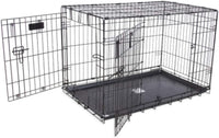 Two-Door Provalue Wire Dog Crate, 36In, for Pets 50-70Lbs