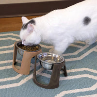 Sportpet Food Bowls Stainless Steel Gravity Feeder