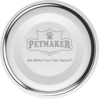 Set of 2 Stainless Steel Dog Bowls - 40Oz Pet Bowls