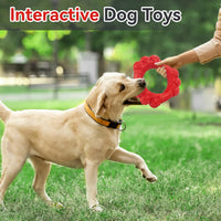 Indestructible Dog Chew Toys for Aggressive Chewer (red)