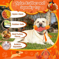 Tough Rooster Squeaky Dog Toy