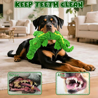 Squeaky Plush Crocodile Dog Toy - Interactive Stuffed Animal for Tug of War