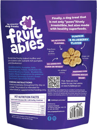 Baked Dog Treats, Low Calorie Treats, Pumpkin & Blueberry, 7Oz