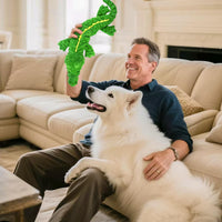 Squeaky Plush Crocodile Dog Toy - Interactive Stuffed Animal for Tug of War