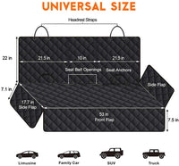 Dog Car Seat Cover, Back Seat Cover for Dogs Pet Car Seat Protector