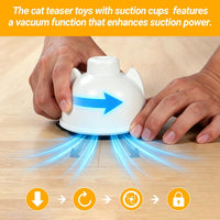 Interactive Cat Toys for Indoor Cats Toy Wand 360°Automatic Moving Cat Toys