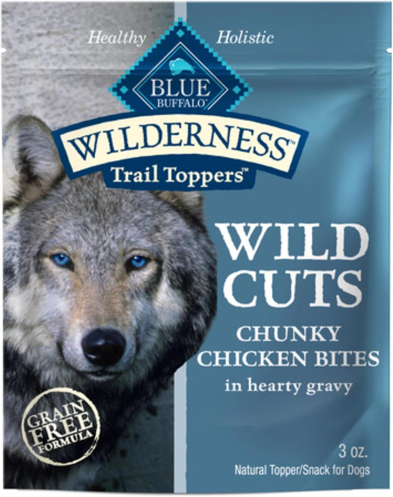 Wilderness Trail Toppers Chicken Wet Dog Food, 3 Oz, 24 Ct
