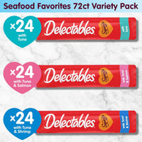 Squeeze up Seafood Variety Pack Delectables 72 pack