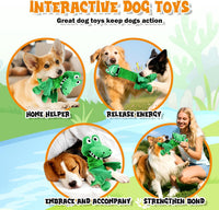 Large Squeaky Dinosaur Dog Plushie