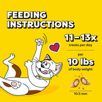 Classic Crunchy and Soft Cat Treats, Tasty Chicken, 6.3Oz, 10Pk