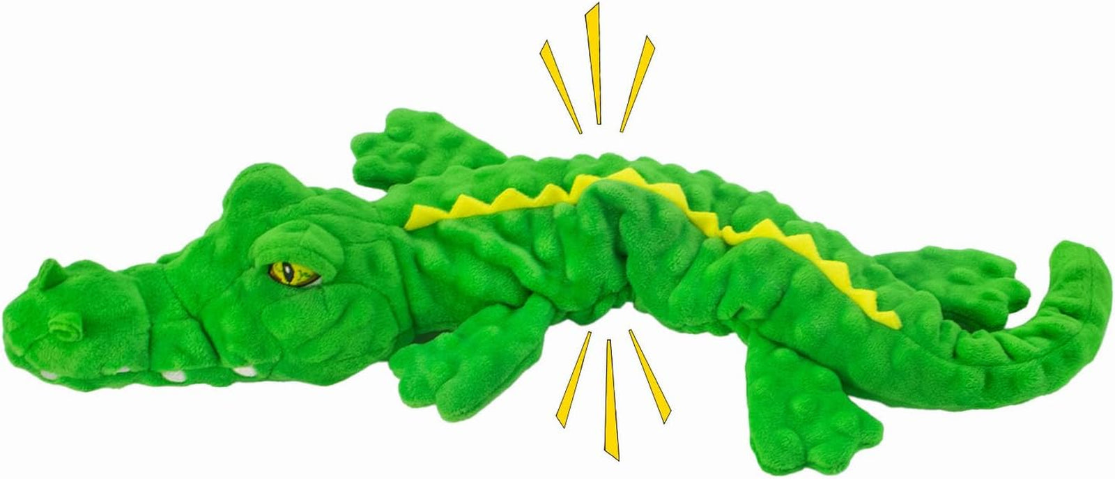 Squeaky Plush Crocodile Dog Toy - Interactive Stuffed Animal for Tug of War