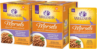 Healthy Indulgence Morsels Adult Wet Cat Food, Natural, Protein Rich, Grain Free, Chicken Recipe, 3 Oz, Pack of 24 Pouches