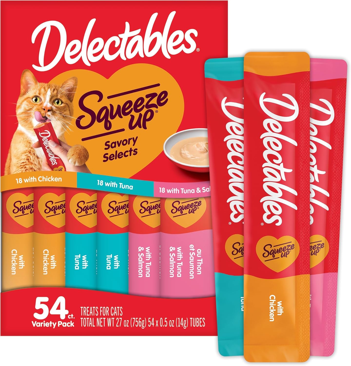 Squeeze up Variety Pack Delectables 52 pack