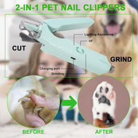 Pet Nail Clippers Dogs & Cats – Illuminates the Nail for east Trimming