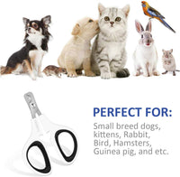 Pet Nail Clippers, Cat & Kitten Claw Nail Clipper Safe Sharp Trimmer