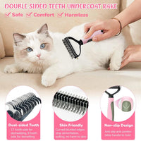 Dog Brush & Grooming Kit – 9-Piece Pet Brush & Deshedding Set for Pets