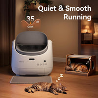 Self Cleaning Cat Litter Box, Open Top Automatic Litter Box