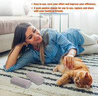 2 Pieces Pet Hair Remover for Cat Hair Removal Pumice Stone