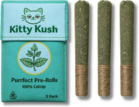 Kitty Kush Catnip Pre-Roll Toys (3-Pack) 100% Catnip Filled