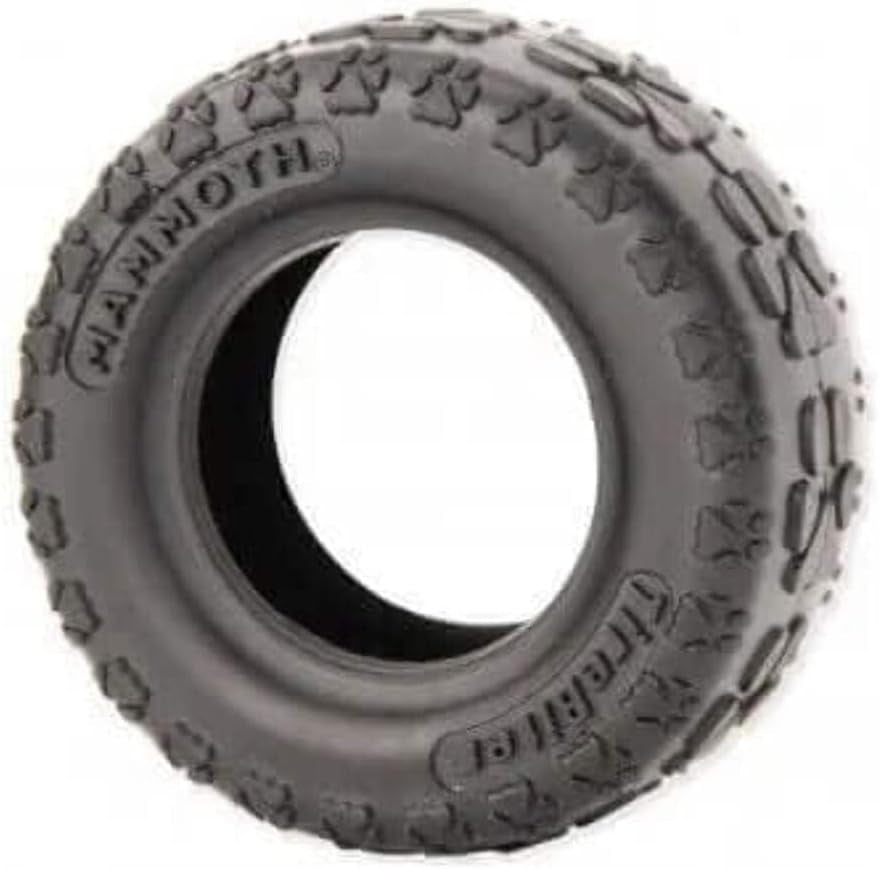 Mammoth Tirebiterii – Natural Rubber Dog Toy