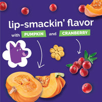 Baked Dog Treats, Low Calorie Treats, Pumpkin & Cranberry, 7Oz