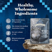 Wilderness Trail Toppers Chicken Wet Dog Food, 3 Oz, 24 Ct