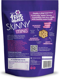 Skinny Mini Dog Treats, Training Treats, Grilled Bison, 5Oz