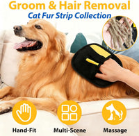 2 Pack Electrostatic Pet Hair Removal Gloves, the Magic Brush