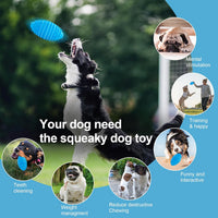 Tough Squeaky Football Dog Toy