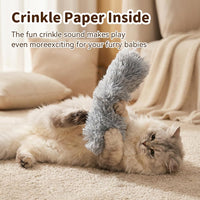 Cat Toys 3 Pack Catnip Pillows, Soft and Durable Crinkle Sound, Solid